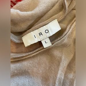 IRO blush shirt. Soft sheer fabric large